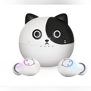 XZC Wireless Earbuds Noise Reduce Halloween Cute Little Devil Earphones for Kid